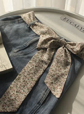女小清新布腰带系带丝带
