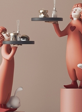 北欧创意花瓶摆件客厅插花电视柜家居装饰品乔迁新居礼品结婚礼物