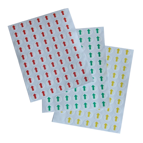 Zhuo Lian Zl00 Self -Viscosity Label Diameter 10 мм (метка стрелка)