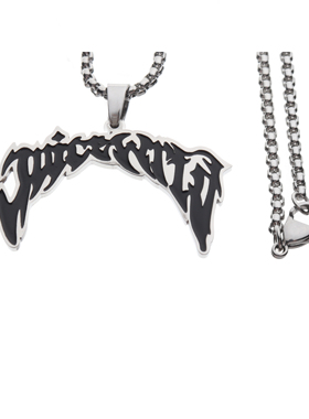 Juice WRLD necklace 欧美潮牌男女嘻哈个性情侣吊坠项链