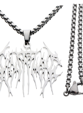 GhosteMane Hip Hop Rapper Pendant Chain Necklace 项链