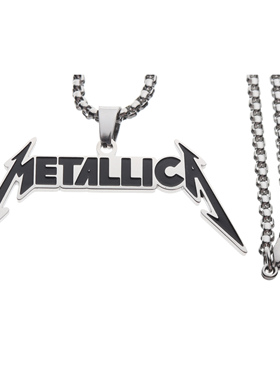 Metallica吊坠项链钛钢