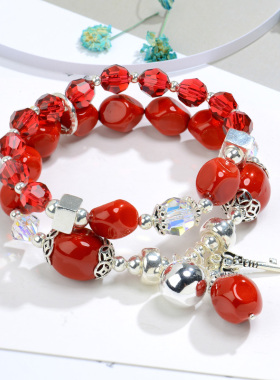 本命年红色属龙手链女