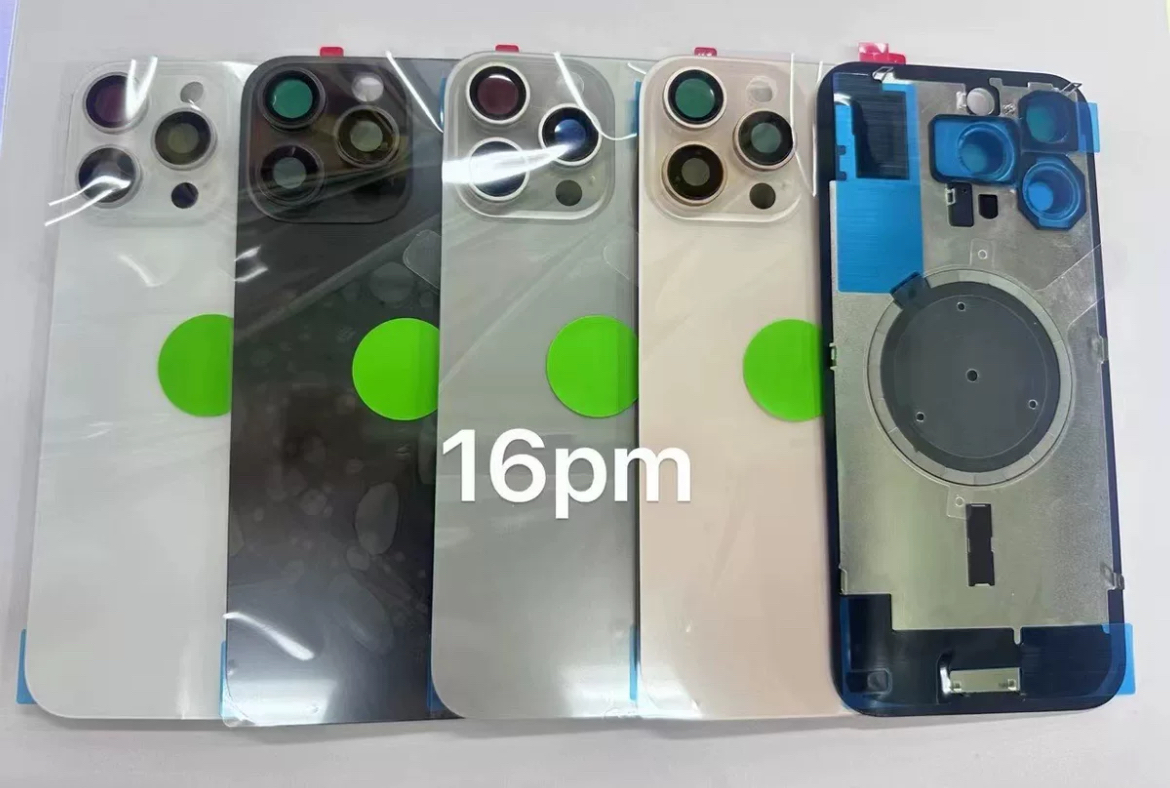 适用于16/16plus/16pro/16pro max/16pm冷雕一体后盖玻璃支架磁铁 - 图2