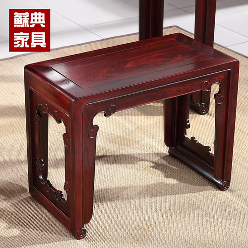 红木家具酸枝木古琴桌明式古典实木琴凳两件套古筝桌琴台中式仿古 - 图1