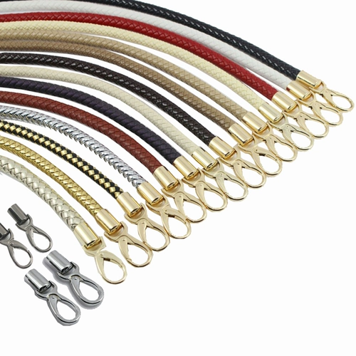 Сумка, плетеный портативный аксессуар для сумки, полиуретановые бретели, из натуральной кожи