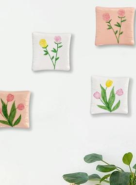 跨境代发不规则创意树脂杯垫耳环项链首饰饰品盘珠宝拍照道具摆件