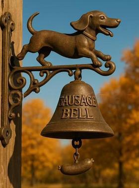 跨境新品Basset Hound Welcome Doorbell 动物系列欢迎光临门铃