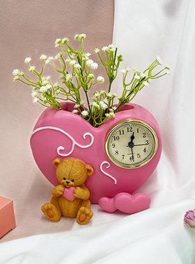 时尚创意小猴小熊笔筒收纳筒多用途装饰摆件儿童生日礼物