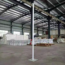 Scenic and complementary monitoring upright pole wind power generator exhibition pole solar street lamp pole 2 m 6 m tapered rod custom