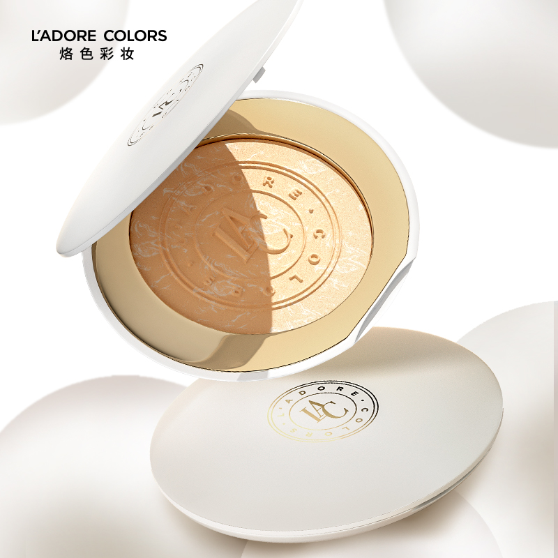 烙色晨曦微光轻莹粉饼持久定妆干皮 烙色粉饼