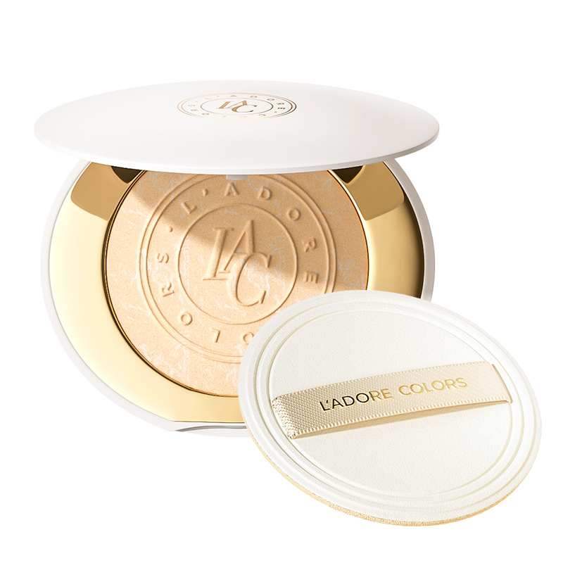 烙色晨曦微光轻莹粉饼持久定妆干皮 烙色粉饼