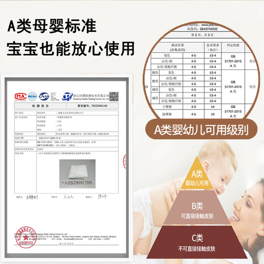 Class A maternal and infant grade fitted sheets and covers made of skin-friendly washed cotton