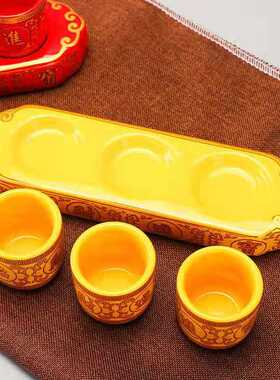 佛具用品招财浮雕莲花供佛佛具