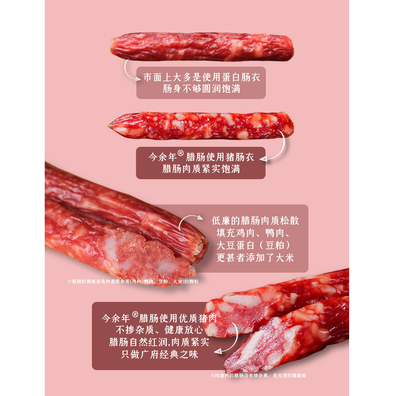 今余年广式腊肠五年陈皮冬菇鸭肝煲仔饭香肠广式腊味500g礼盒包装,淘宝优惠券,粉丝福利购,淘宝优惠卷