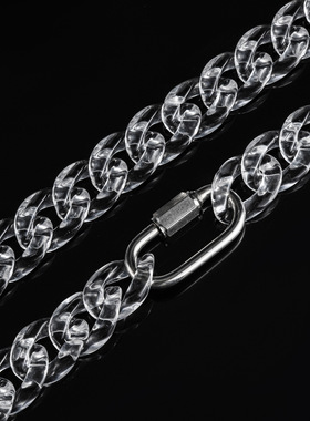 ins机能风安全扣可调节配饰项链