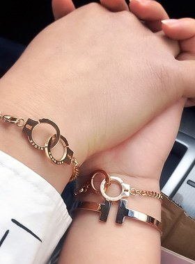 欧美风纯色百搭男女款两用手脚链