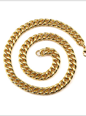 超质感闪亮古巴嘻哈风街舞金手链