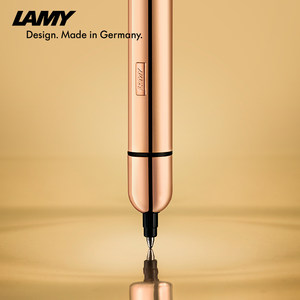 LAMY原子笔 口袋玫瑰金原子笔套装 德国凌美Pico系列可伸缩笔杆圆珠笔小巧女生用