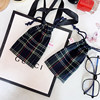 Plaid drawstring lipstick air cushion storage bag