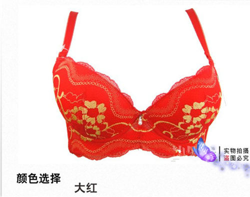 法尔迷超聚拢性感内衣小胸MM最爱中厚杯蕾丝文胸8336（75A-80A） - 图2