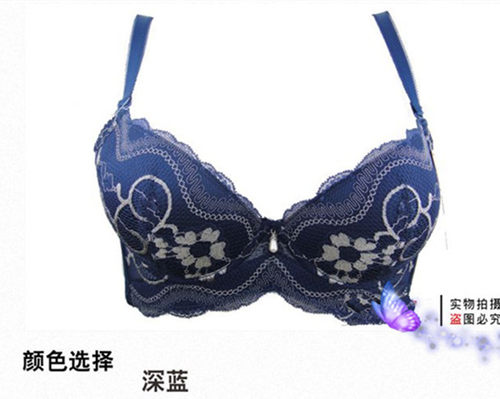 法尔迷超聚拢性感内衣小胸MM最爱中厚杯蕾丝文胸8336（75A-80A） - 图1