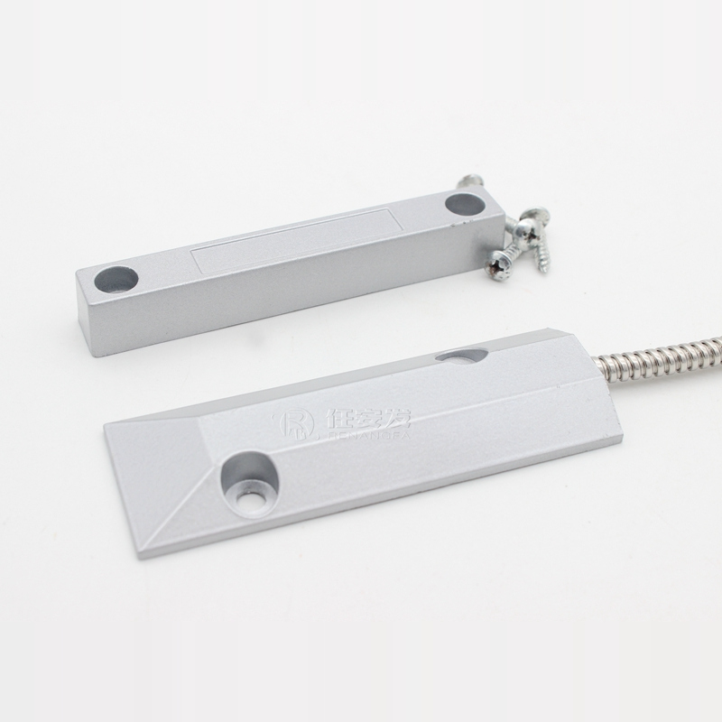 实体店/赛立门磁报警器/有线卷帘门门磁/有线卷闸门门磁OC-55A - 图1