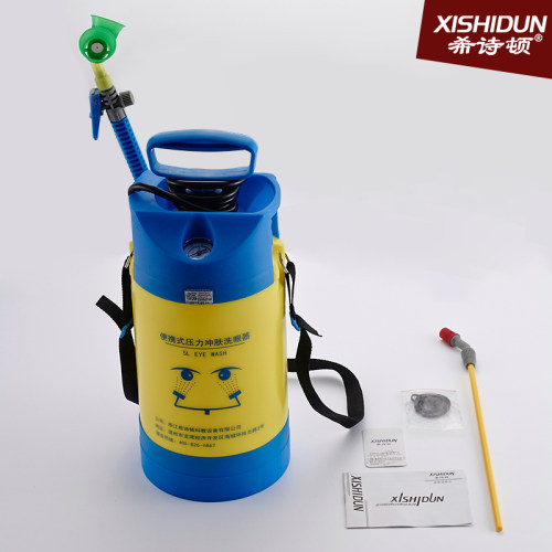 希诗顿 塑料便携式 移动 实验室 台式 5升 验厂洗眼器 洗眼台 - 图2
