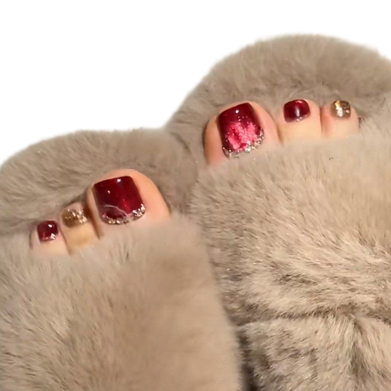 穿戴脚趾甲154夏天穿戴甲脚指甲贴片新款显白脚趾甲美甲贴片成品,淘宝优惠券,粉丝福利购,淘宝优惠卷