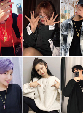 AJ6篮球鞋子模型刻字吊坠项链