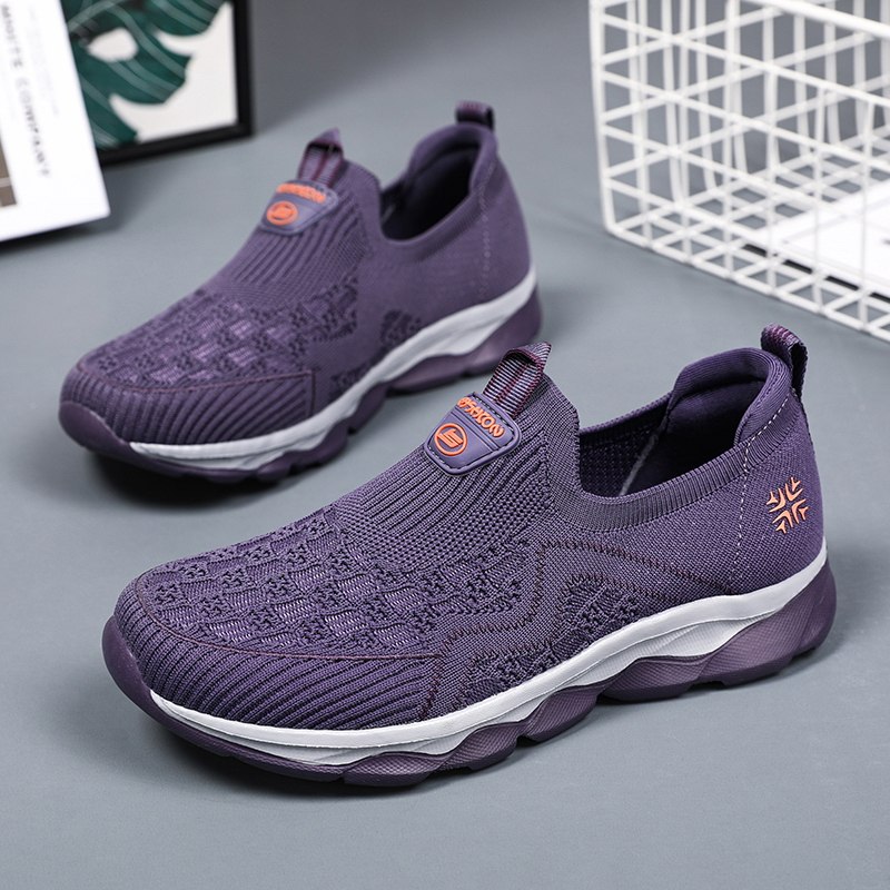 鞋子女夏季妈妈鞋透气一脚蹬老人运动鞋软底中老年舒适老北京布鞋,淘宝优惠券,粉丝福利购,淘宝优惠卷