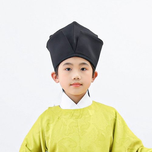 古装汉服帽子东坡帽四方巾四角方巾书生帽古代儒生居士包头帽平顶 - 图1