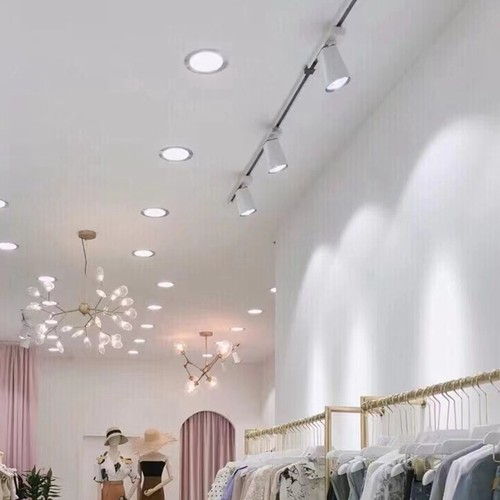 三雄极光led轨道射灯星际2导轨射灯商用超亮三线服装店店铺铝合金 - 图1