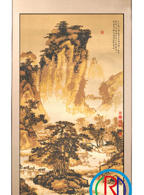 蔚县剪纸套色现代装饰画送老外