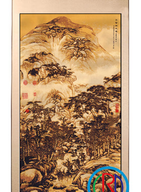 包邮蔚县剪纸多层套色挂画