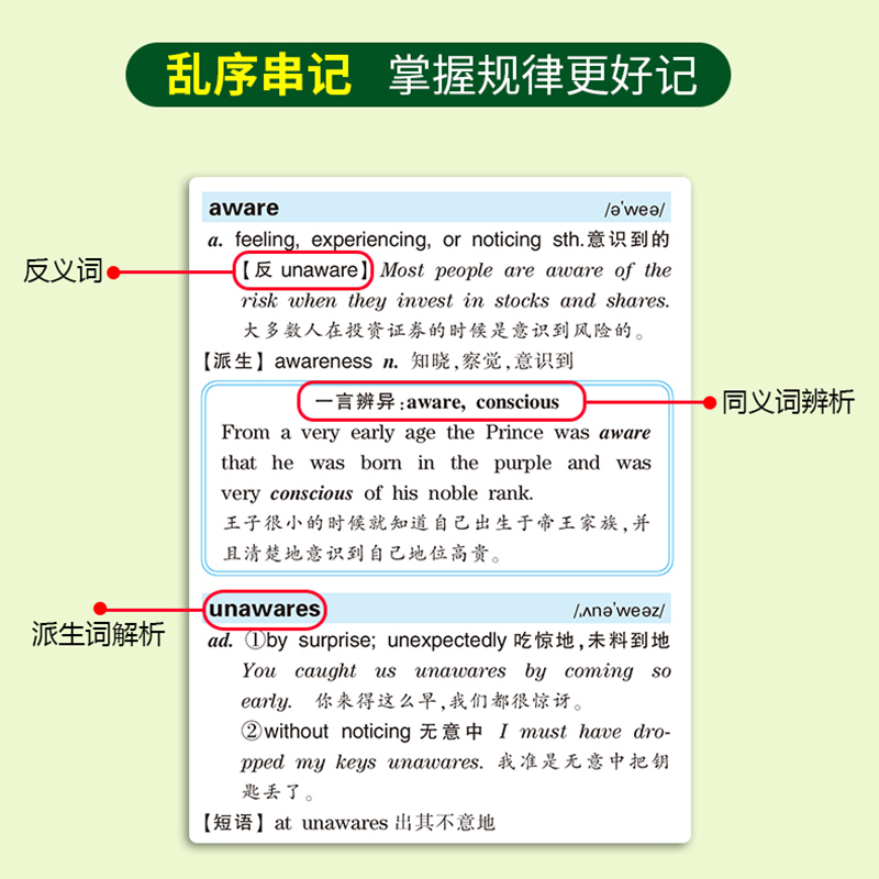 华研外语专八词汇书乱序版 备考2024 英语专业八级词汇突破13000 - 图2