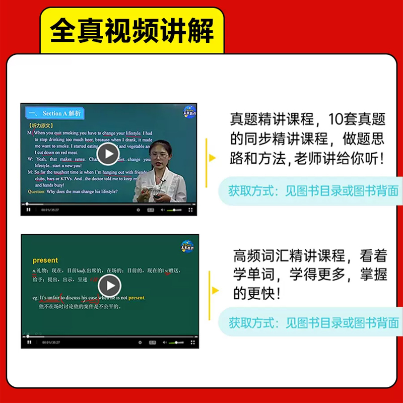 官方2024年全国大学生英语竞赛c类真题历年本科生一本通教材全套考试专用初决赛官方大英赛ABCD研究生模拟试卷英语竞赛题库视频-图2