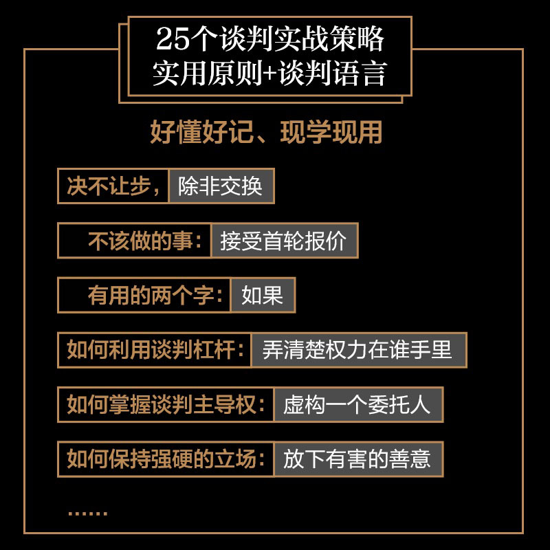 谈判如何在博弈中获得更多谈判大师盖温·肯尼迪经典作品 25个实战技巧现学现用中信出版社谈判书籍正版博库网-图2