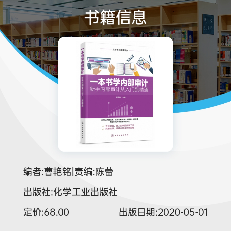 一本书学内部审计 新手内部审计从入门到精通 从新手到高手系列 解析审计思维和方法 审计方案 实用技能 帮助职场内审新手快速入门 - 图3