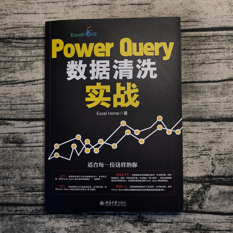 2020年新版【Excel Home编著】Power Query数据清洗实战 excelvba函数教程代码计算机办公软件自动化书籍office会计表格制作 - 图0