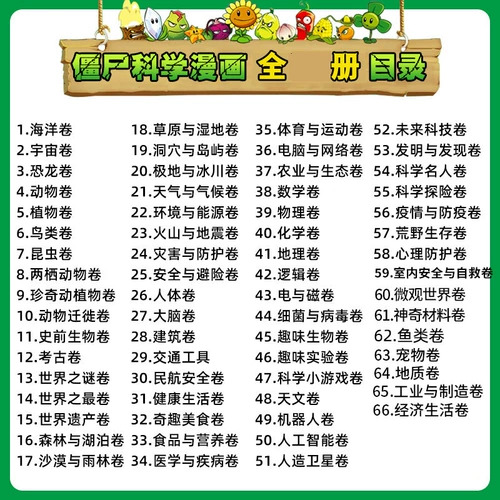 Растения против зомби, комиксы, энциклопедия, наука, полный комплект