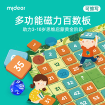 mideer mass deer more than 100 plate puzzle toy digital plus subtraction Monzi maths teaching aids children magnetic force 2-6 years old
