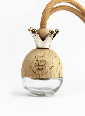 挂件空瓶车内饰品菱形除异味吊坠