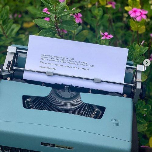 意大利老式打字机复古金属Olivetti Lettera32生日礼物收藏展陈-图1