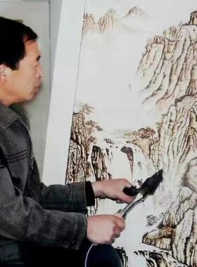 纯手绘手工专业国画真迹字画山水人物花鸟画水墨写意挂画装裱定制