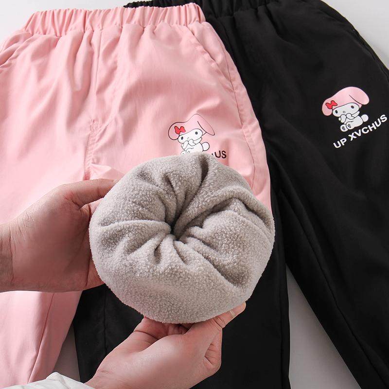 女童加绒裤子秋冬款2025新款儿童冬季冲锋裤休闲裤女孩冬装运动裤,淘宝优惠券,粉丝福利购,淘宝优惠卷