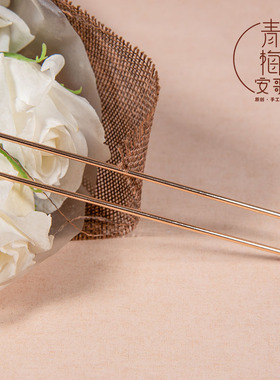 小青梅手作杏花手工日常花朵簪子