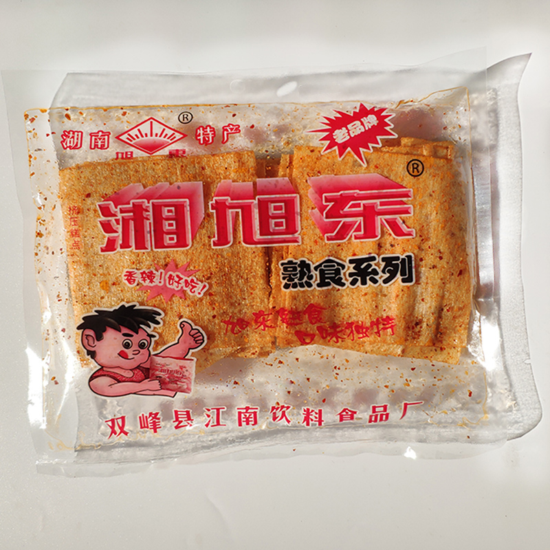 湖南双峰特产湘旭东麻辣片包邮豆皮儿时怀旧旭东辣条休闲零食小吃 - 图1