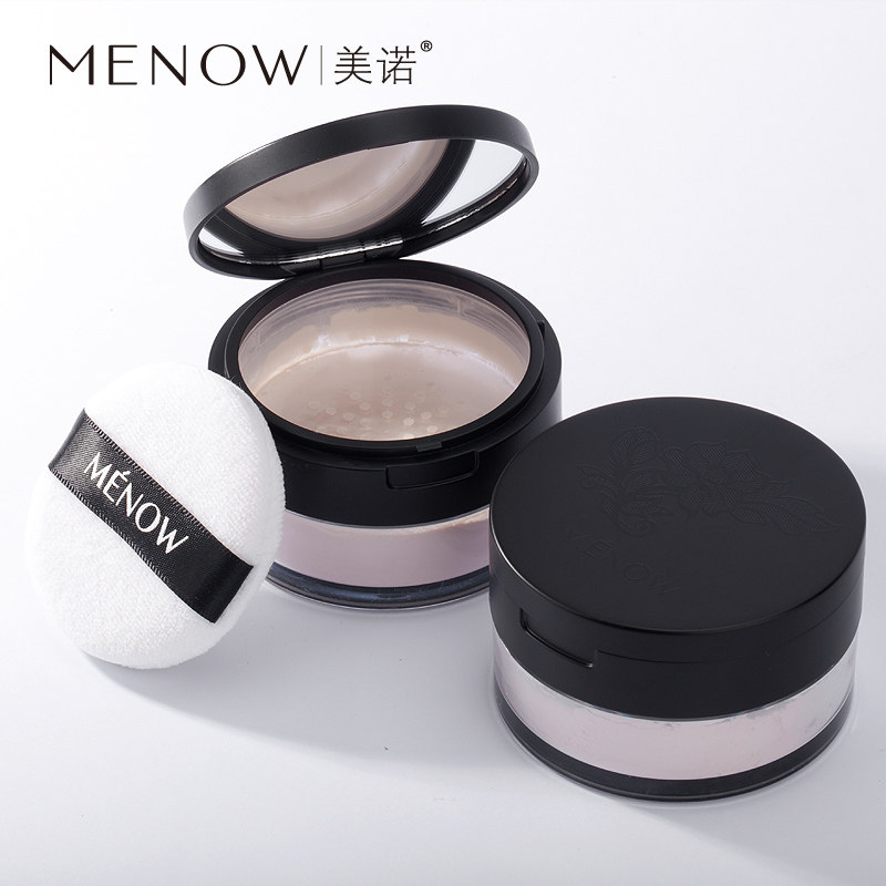 menow/美诺定妆粉散粉丝柔粉底 美诺蜜粉/散粉