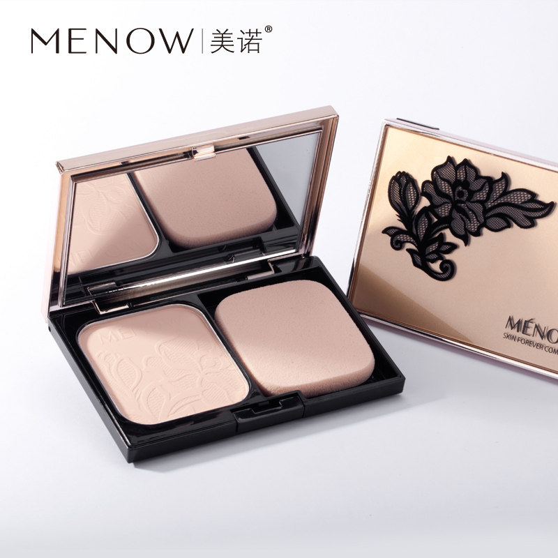 menow /美诺雪纱持久定妆蜜粉饼 美诺粉饼